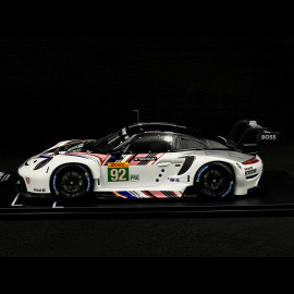 Porsche 911 RSR-19 Typ 991 n° 92 Goodbye 8h Bahrain 2022 1/18 Ixo LEGT18-23030