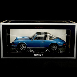 Porsche 911 S Targa 2.4 1973 Metallic Blau 1/18 Norev 187646