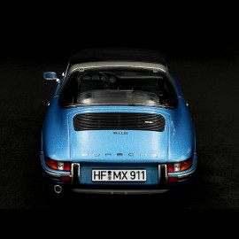 Porsche 911 S Targa 2.4 1973 Metallic Blau 1/18 Norev 187646