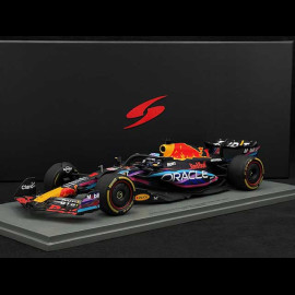 Max Verstappen Red Bull Racing RB19 n° 1 Winner GP Miami 2023 F1 1/18 Spark 18S895