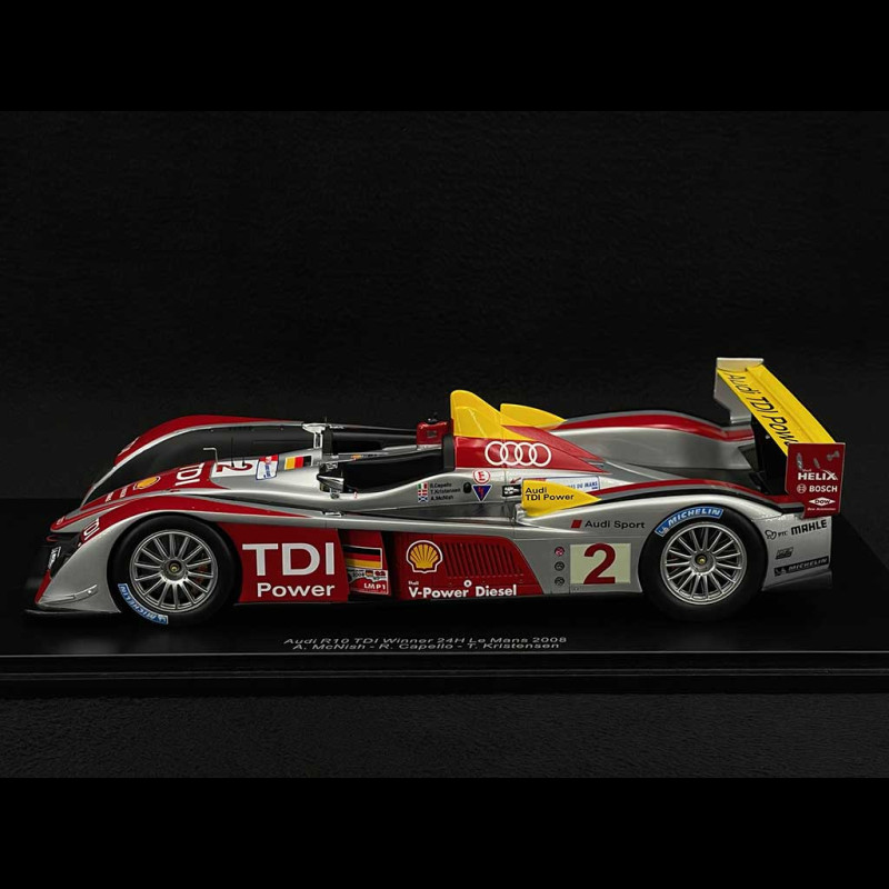 Audi R10 TDI n° 2 Winner 24h Le Mans 2008 1/18 Spark 18LM08