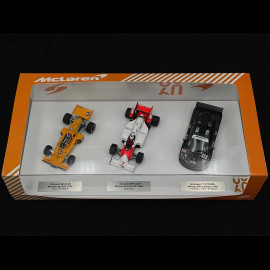 McLaren Set Sieger Indianapolis 1974 / GP Monaco 1984 / 24h Le Mans 1995 1/43 Spark SP529