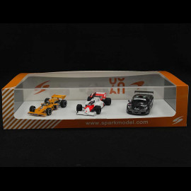 McLaren Set Sieger Indianapolis 1974 / GP Monaco 1984 / 24h Le Mans 1995 1/43 Spark SP529