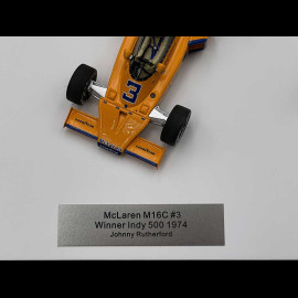 McLaren Set Winner Indianapolis 1974 / GP Monaco 1984 / 24h Le Mans 1995 1/43 Spark SP529