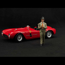 Set of 2 Figurines Enzo Ferrari / Alfred Neubauer Diorama 1/18 Le Mans Miniatures