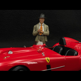 Enzo Ferrari Figur Diorama 1/18 Le Mans Miniatures FLM118038