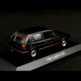 Volkswagen Golf II GTI 1985 Black Metallic 1/43 Minichamps 940054125