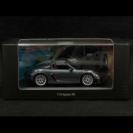 Porsche 718 Spyder RS Type 982 2024 Paradis Porsche St Tropez 2024 Vanadium Grey Metallic 1/43 Spark WAP0202140RSPY