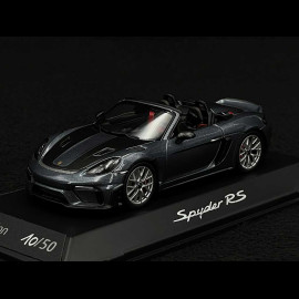 Porsche 718 Spyder RS Type 982 2024 Paradis Porsche St Tropez 2024 Vanadium Grey Metallic 1/43 Spark WAP0202140RSPY