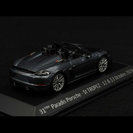 Porsche 718 Spyder RS Type 982 2024 Paradis Porsche St Tropez 2024 Vanadium Grey Metallic 1/43 Spark WAP0202140RSPY