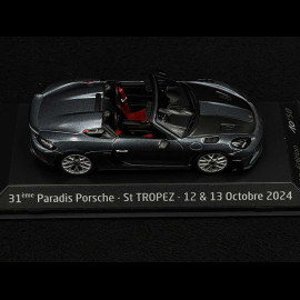 Porsche 718 Spyder RS Type 982 2024 Paradis Porsche St Tropez 2024 Vanadium Grey Metallic 1/43 Spark WAP0202140RSPY