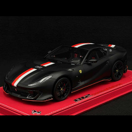 Ferrari 812 Competizione n° 16 Charles Leclerc 2022 Schwarz Matt 1/18 BBR Models P18234