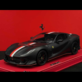 Ferrari 812 Competizione n° 16 Charles Leclerc 2022 Schwarz Matt 1/18 BBR Models P18234