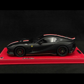 Ferrari 812 Competizione n° 16 Charles Leclerc 2022 Schwarz Matt 1/18 BBR Models P18234