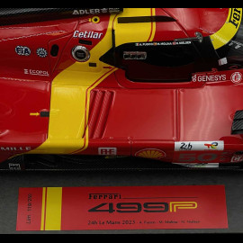 Ferrari 499P n° 50 5. 24h Le Mans 2023 1/18 BBR Models P18236