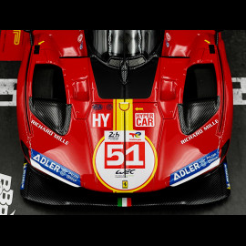 Ferrari 499P n° 51 Sieger 24h Le Mans 2023 1/18 BBR Models P18239