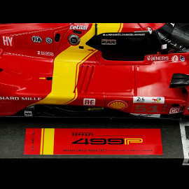 Ferrari 499P n° 51 Sieger 24h Le Mans 2023 1/18 BBR Models P18239