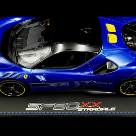 Ferrari SF90 XX Stradale 2024 Tour de France Blau 1/18 BBR Models P18237H