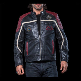 Leather Jacket 24h Le Mans Black Lino 27475-3046 - men