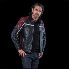 Leather Jacket 24h Le Mans Black Lino 27475-3046 - men