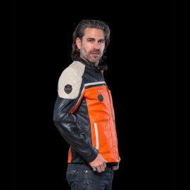 Leather Jacket 24h Le Mans Orange Lino 27475-2090 - men