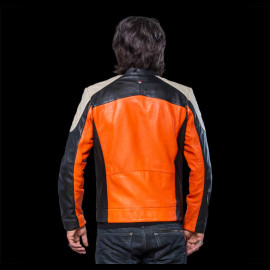 Leather Jacket 24h Le Mans Orange Lino 27475-2090 - men