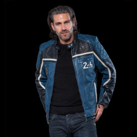 Leather Jacket 24h Le Mans Royal Blue Lino 27475-0012 - men