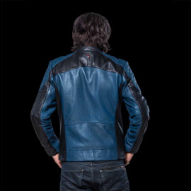 Leather Jacket 24h Le Mans Royal Blue Lino 27475-0012 - men