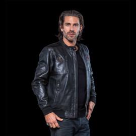 Leather Jacket 24h Le Mans Black Travis 27477-3046 - men