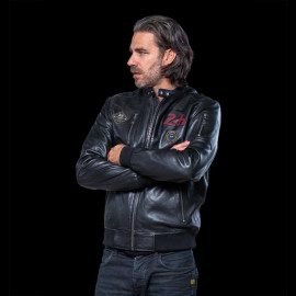 Leather Jacket 24h Le Mans Black Travis 27477-3046 - men