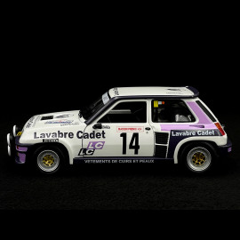 Didier Auriol Renault 5 Turbo n° 14 Rallye Lyon Charbonnière 1983 1/18 Solido S1801313