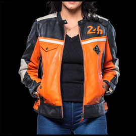 Leather Jacket 24h Le Mans Orange Stacie 27479-2090 - women