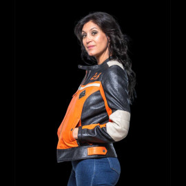 Leather Jacket 24h Le Mans Orange Stacie 27479-2090 - women