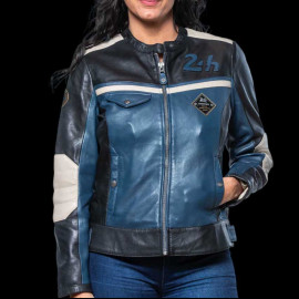 Leather Jacket 24h Le Mans Royal Blue Stacie 27479-0012 - women