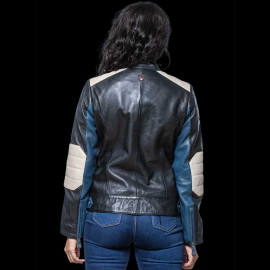 Leather Jacket 24h Le Mans Royal Blue Stacie 27479-0012 - women