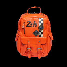 24h Le Mans Backpack Orange Leather Jack 27468-2090