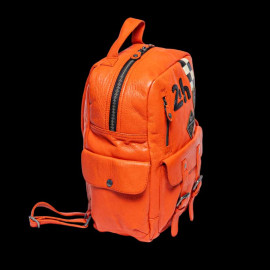 24h Le Mans Backpack Orange Leather Jack 27468-2090