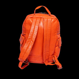 24h Le Mans Backpack Orange Leather Jack 27468-2090