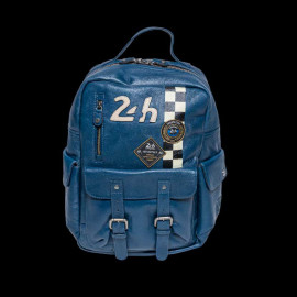 24h Le Mans Backpack Royal Blue Leather Jack 27468-0012