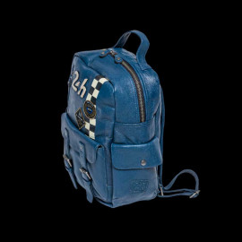 24h Le Mans Backpack Royal Blue Leather Jack 27468-0012