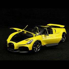 Bugatti W16 Mistral 2023 Yellow 1/18 Bburago 11051Y