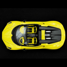 Bugatti W16 Mistral 2023 Yellow 1/18 Bburago 11051Y