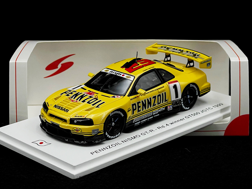Nissan Skyline GT-R R34 n° 1 Winner JGTC 1999 1/43 Spark SJ163