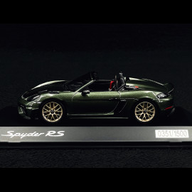 Porsche 718 Spyder RS Type 982 2024 Oak Green Metallic 1/43 Spark WAP0202150RSPY