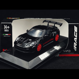 Porsche 911 GT3 RS Type 992 2023 Black / Red Stripes 1/43 Bburago 38313