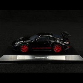 Porsche 911 GT3 RS Type 992 2023 Black / Red Stripes 1/43 Bburago 38313