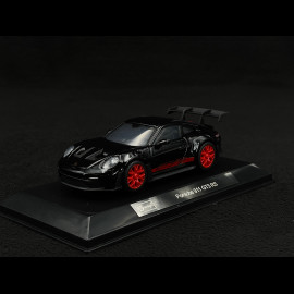 Porsche 911 GT3 RS Type 992 2023 Black / Red Stripes 1/43 Bburago 38313