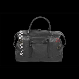 Sehr große Ledertasche 24h Le Mans Weekender 72H Schwarz Matthew 27470-3046