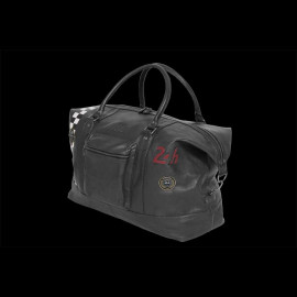 Very Large Leather Bag 24h Le Mans Weekender 72H Black Matthew 27470-3046