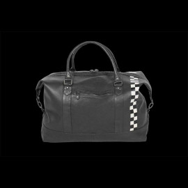 Sehr große Ledertasche 24h Le Mans Weekender 72H Schwarz Matthew 27470-3046